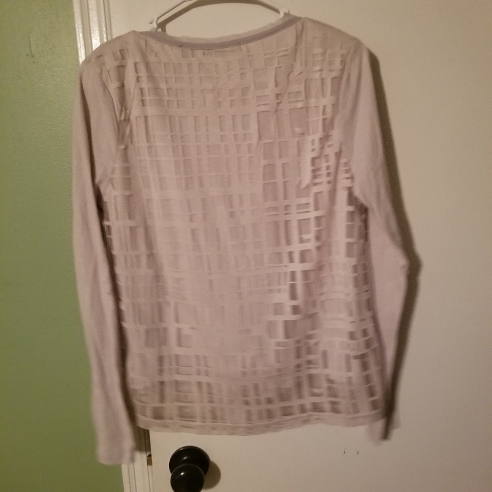 Buckle long sleeve blouse